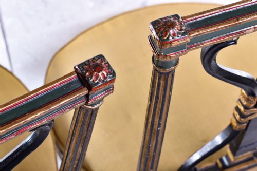 PAIR OF LATE 18TH CENTURY PAINTED SIDE CHAIRS - ADDITIONAL PHOTO 4