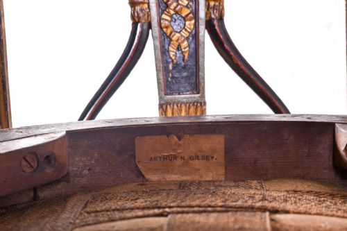 PAIR OF LATE 18TH CENTURY PAINTED SIDE CHAIRS - ADDITIONAL PHOTO 6