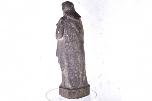 MARBLE STATUE OF JESUS SACRED HEART - ADDITIONAL PHOTO 3