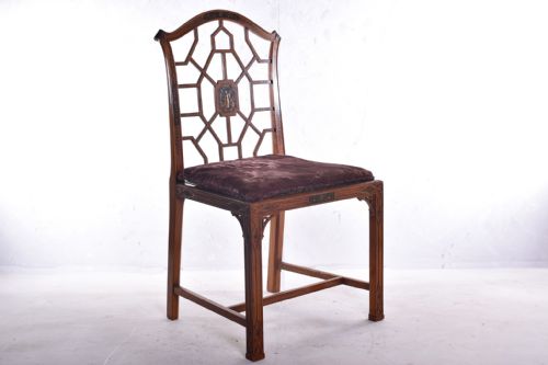 PAIR OF SATINWOOD JAPANNED CHAIRS BY HILLE CO - ADDITIONAL PHOTO 1