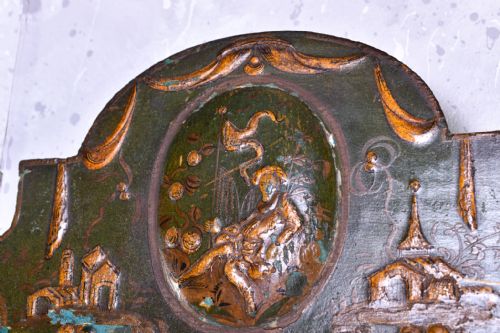 GREEN CHINOISERIE MIRROR - ADDITIONAL PHOTO 3