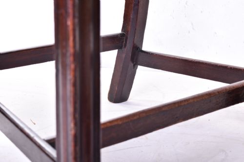 A SET OF FOUR GEORGE III PERIOD HONEYSUCKLE DINING CHAIRS - ADDITIONAL PHOTO 5