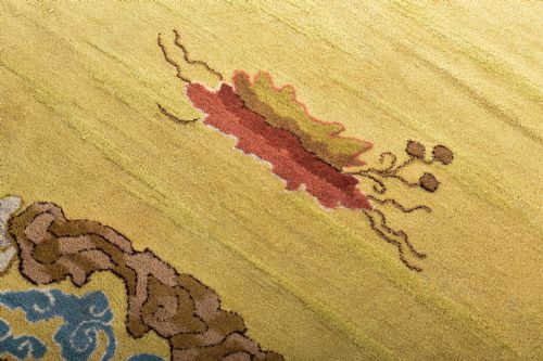 CHINOISERIE CARPET FROM THE ESTATE OF THE LATE SIR ARTHUR LASENBY LIBERTY CIRCA 1900 - ADDITIONAL PHOTO 2