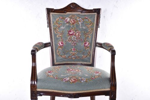 LOUIS XVI FAUTEUIL STYLE ARMCHAIR - ADDITIONAL PHOTO 1