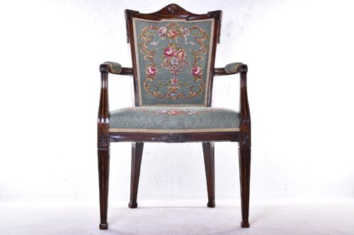 LOUIS XVI FAUTEUIL STYLE ARMCHAIR - ADDITIONAL PHOTO 2