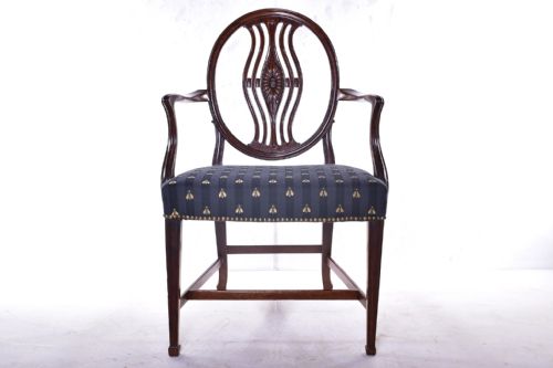 george iii ovalback armchair - CATEGORY: ANTIQUE CHAIRS - DATED 18TH CENTURY