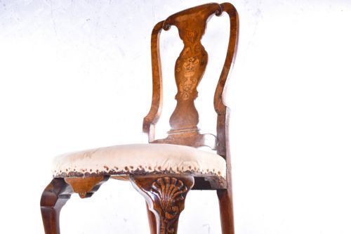EARLY QUEEN ANNE WALNUT SIDE CHAIR - ADDITIONAL PHOTO 2