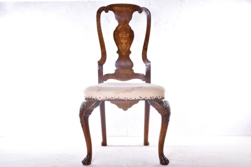 EARLY QUEEN ANNE WALNUT SIDE CHAIR - ADDITIONAL PHOTO 1