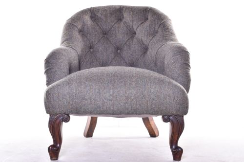 DEEP SEATED BUTTON BACK ARMCHAIR - ADDITIONAL PHOTO 1
