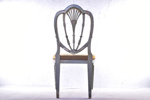 PAINTED ITALIAN SIDE CHAIR - ADDITIONAL PHOTO 1