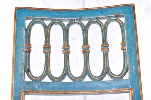 PAINTED ITALIAN SIDE CHAIR - ADDITIONAL PHOTO 3