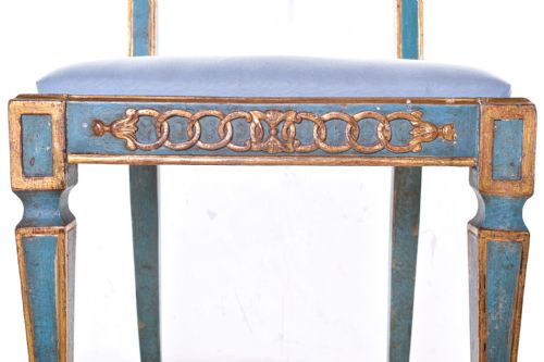 PAINTED ITALIAN SIDE CHAIR - ADDITIONAL PHOTO 5