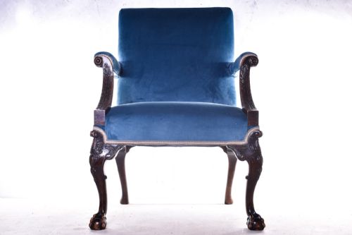 19TH CENTURY GAINSBOROUGH ARMCHAIR - ADDITIONAL PHOTO 1