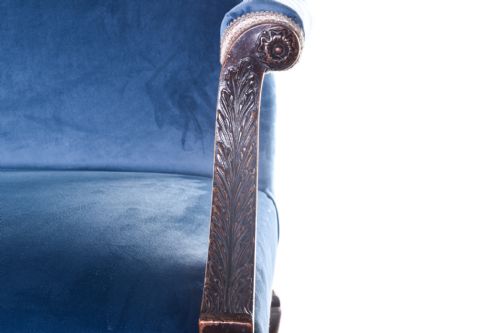 19TH CENTURY GAINSBOROUGH ARMCHAIR - ADDITIONAL PHOTO 2
