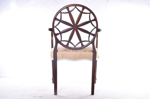 MAHOGANY WHEELBACK ARMCHAIR - ADDITIONAL PHOTO 4