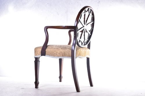 MAHOGANY WHEELBACK ARMCHAIR - ADDITIONAL PHOTO 5