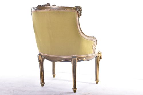 FLORAL AUBUSSON TUB CHAIR - ADDITIONAL PHOTO 5
