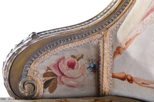 FLORAL AUBUSSON TUB CHAIR - ADDITIONAL PHOTO 7