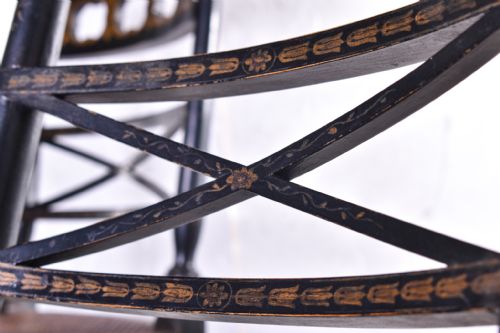 A PAIR OF REGENCY STYLE SIDE CHAIRS BY EDWARD GARRATT - ADDITIONAL PHOTO 1