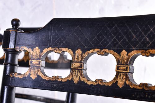 A PAIR OF REGENCY STYLE SIDE CHAIRS BY EDWARD GARRATT - ADDITIONAL PHOTO 5