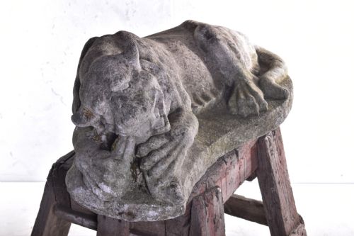STONE TIGER SCULPTURE - ADDITIONAL PHOTO 1