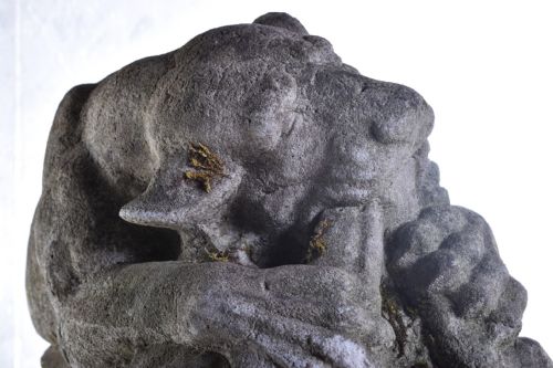 STONE TIGER SCULPTURE - ADDITIONAL PHOTO 2