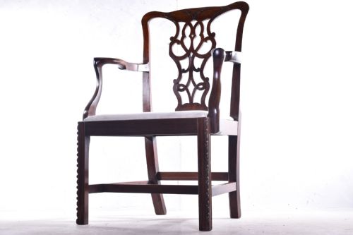 GEORGE III OPEN ARMCHAIR - ADDITIONAL PHOTO 2