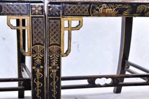 A PAIR OF CHINOISERIE SIDE CHAIRS - ADDITIONAL PHOTO 3