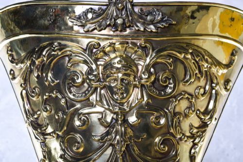 19TH CENTURY BRASS COAL BUCKET - ADDITIONAL PHOTO 1