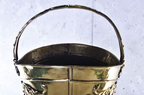 19TH CENTURY BRASS COAL BUCKET - ADDITIONAL PHOTO 6