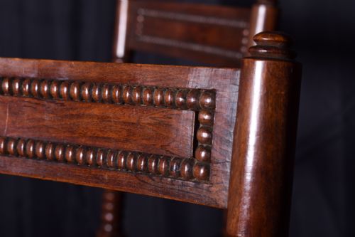 PAIR OF 19TH CENTURY BOBBIN SIDE CHAIRS - ADDITIONAL PHOTO 4