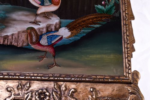 GEORGE II STYLE PAINTED MIRROR - ADDITIONAL PHOTO 3