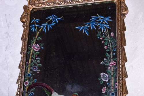 GEORGE II STYLE PAINTED MIRROR - ADDITIONAL PHOTO 4