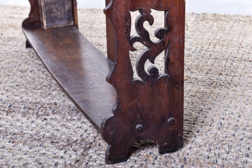 OAK PIERCED BOOKCASE - ADDITIONAL PHOTO 2