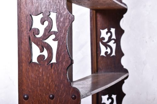 OAK PIERCED BOOKCASE - ADDITIONAL PHOTO 6