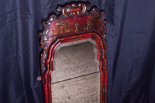 19TH CENTURY CHINOISERIE WALL MIRROR - ADDITIONAL PHOTO 1
