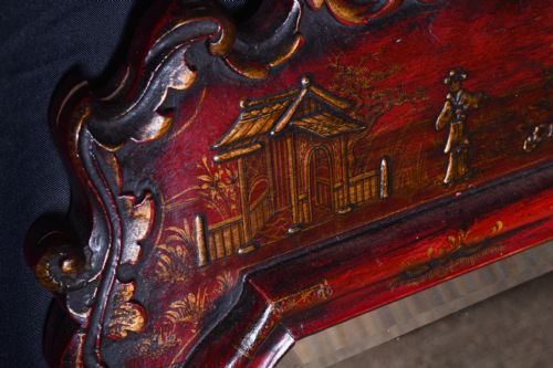 19TH CENTURY CHINOISERIE WALL MIRROR - ADDITIONAL PHOTO 3