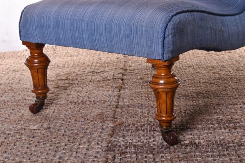 VICTORIAN WALNUT SLIPPER CHAIR - ADDITIONAL PHOTO 1