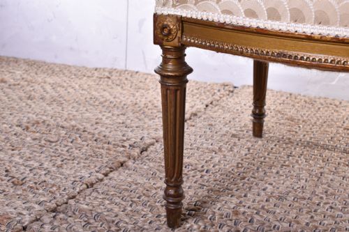 FRENCH GILTWOOD CORNER CHAIR - ADDITIONAL PHOTO 6