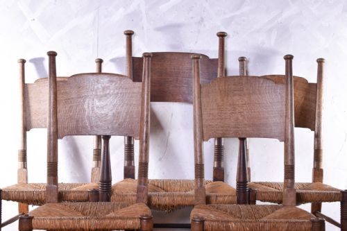 SET OF FIVE WILLIAM BIRCH DINING CHAIRS - ADDITIONAL PHOTO 1