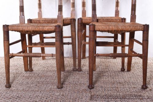 SET OF FIVE WILLIAM BIRCH DINING CHAIRS - ADDITIONAL PHOTO 2