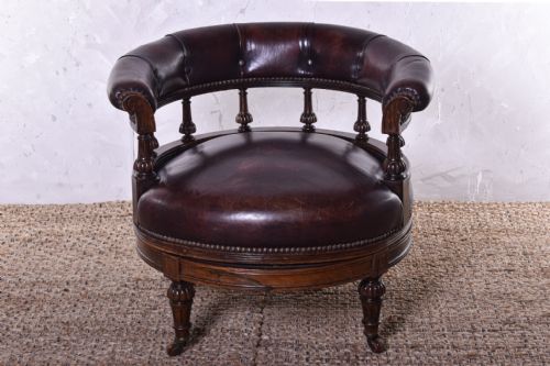DRUCE CO SWIVEL TUB CHAIR - ADDITIONAL PHOTO 1