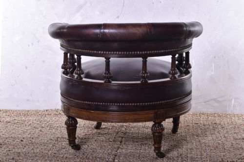 DRUCE CO SWIVEL TUB CHAIR - ADDITIONAL PHOTO 2