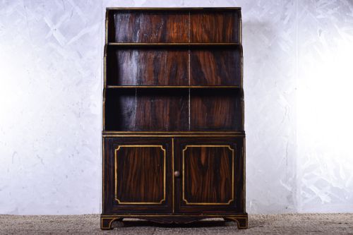 REGENCY FAUX COROMANDEL WATERFALL BOOKCASE - ADDITIONAL PHOTO 3