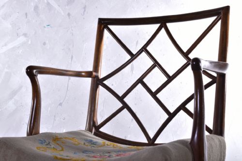 MAHOGANY COCKPEN ARMCHAIR - ADDITIONAL PHOTO 1