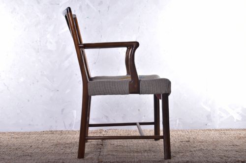 MAHOGANY COCKPEN ARMCHAIR - ADDITIONAL PHOTO 4