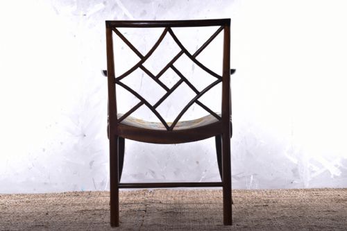 MAHOGANY COCKPEN ARMCHAIR - ADDITIONAL PHOTO 6