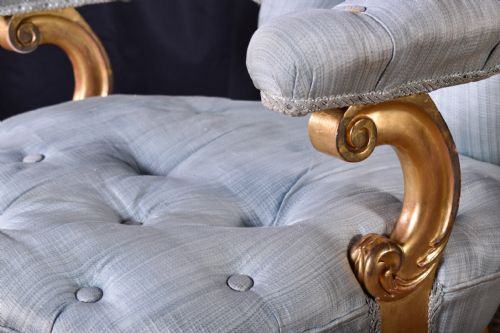 FRENCH GILT ARMCHAIR - ADDITIONAL PHOTO 6
