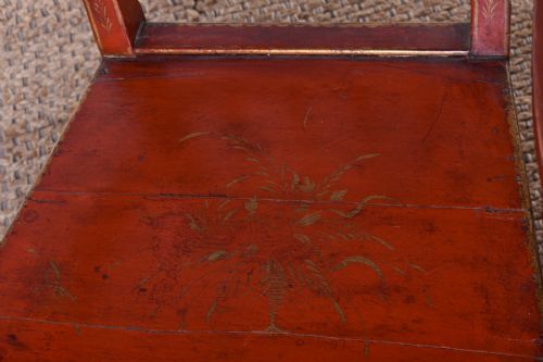 CHINOISERIE SQUARE BACK ARMCHAIR - ADDITIONAL PHOTO 7