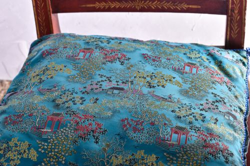 CHINOISERIE SQUARE BACK ARMCHAIR - ADDITIONAL PHOTO 1